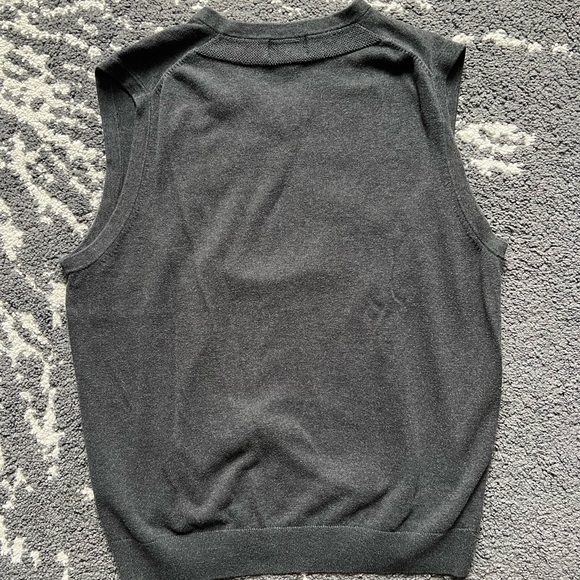 Lands End Grey Sweater Vest - Picture 2 of 2